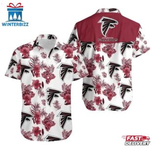 Atlanta Falcons Hibiscus Breeze Hawaiian Shirt