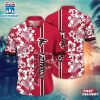 Atlanta Falcons Hibiscus Stripes Hawaiian Shirt