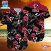 Atlanta Falcons Midnight Blossom Hawaiian Shirt