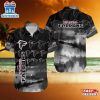 Atlanta Falcons Monochrome Wave Hawaiian Shirt