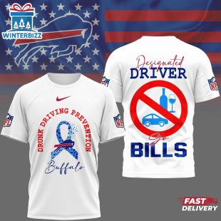 Buffalo Bills NFL Safe Driving Awareness 3D T-Shirt