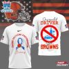 Cleveland Browns NFL Safe Driving Awareness 3D T-Shirt 2 Cleveland Browns NFL Safe Driving Awareness 3D T-Shirt
