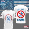 Detroit Lions NFL Safe Driving Awareness 3D T-Shirt