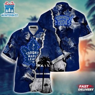 Toronto Maple Leafs Island Break Summer Hawaiian Shirt