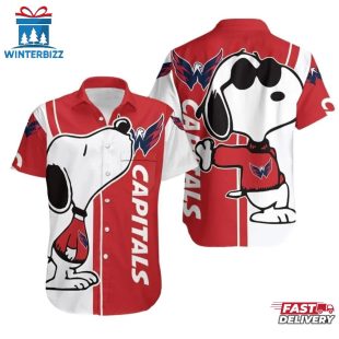 Washington Capitals Snoopy Style Summer Hawaiian Shirt
