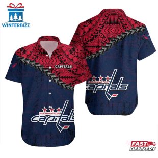 Washington Capitals Tribal Spirit Summer Hawaiian Shirt