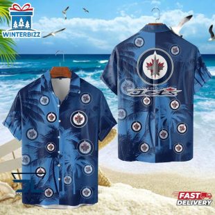 Winnipeg Jets Coastal Breeze Summer Hawaiian Shirt
