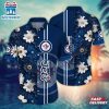 Winnipeg Jets Floral Racing Stripe Summer Hawaiian Shirt