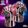 Atlanta Falcons Stars and Skulls Hawaiian Shirt 3 Atlanta Falcons Stars and Skulls Hawaiian Shirt