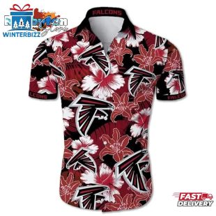 Atlanta Falcons Tropical Flower NFL Hawaiian Shirt