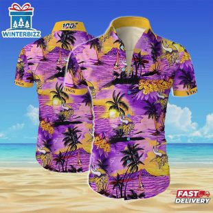 Beach Shirt Minnesota Vikings Team Hawaiian Shirt