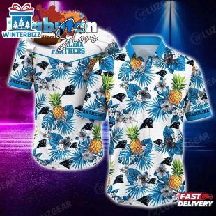 Carolina Panthers Nfl Hawaiian Sas Tropical Pattern Graphic Hawaii Shirt For Best Fan Ever
