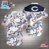 Chicago Bears Hibicus Nfl Hawaiian Graphic Print Short Sleeve Hawaiian Shirt