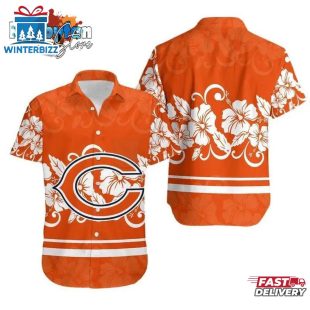 Chicago Bears Hibiscus Flowers Hawaii Shirt Summer Collection