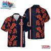 Chicago Bears Nfl Chicago Hawaii Floral Football Hawaiian Graphic Print Short Sleeve Hawaiian Shirt