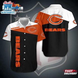 Chicago Bears Nfl Gift For Fan Football Graphic Print Short Sleeve Hawaiian Shirt