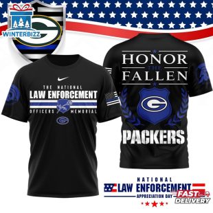 Green Bay Packers NFL The National Law Enforcement 3D T-Shirt