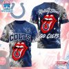 Indianapolis Colts NFL The Rolling Stones 3D T-Shirt For Fans