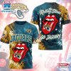 Jacksonville Jaguars NFL The Rolling Stones 3D T-Shirt For Fans