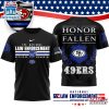 San Francisco 49ers NFL The National Law Enforcement 3D T-Shirt