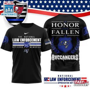 Tampa Bay Buccaneers NFL The National Law Enforcement 3D T-Shirt