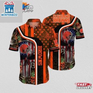 Cleveland Browns Gridiron Pride Hawaiian Shirt Cleveland Browns Aloha Shirt