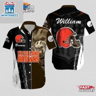 Cleveland Browns Hawaiian Shirt NFL Football 3D Print Aloha Hawaiian Shirt