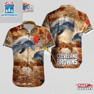 Cleveland Browns Hawaiian Shirt NFL Football 3D Print Hawaiian Shirt Man