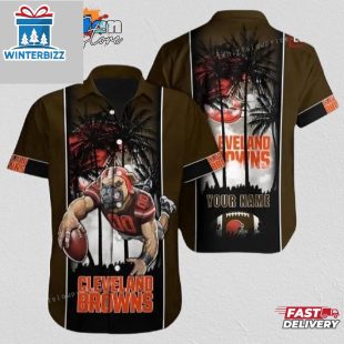 Cleveland Browns Hawaiian Shirt NFL Football Aloha Hawaiian Shirt