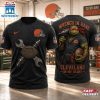 Cleveland Browns NFL Teenage Mutant Ninja Turtles Mechanic Auto Tech 3D T-Shirt
