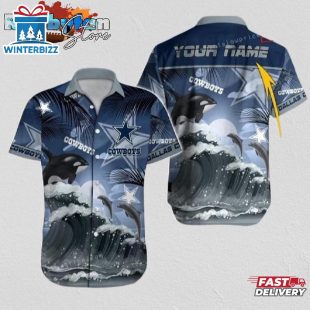 Dallas Cowboys Hawaiian Shirt NFL Football 3D Print Personalized Cheap Hawaiian Shirt