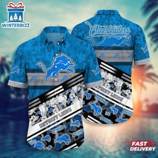 Detroit Lions NFL Hawaiian Aloha Shirt For Fans