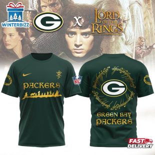 Green Bay Packers NFL Lord of the Rings 3D T-Shirt