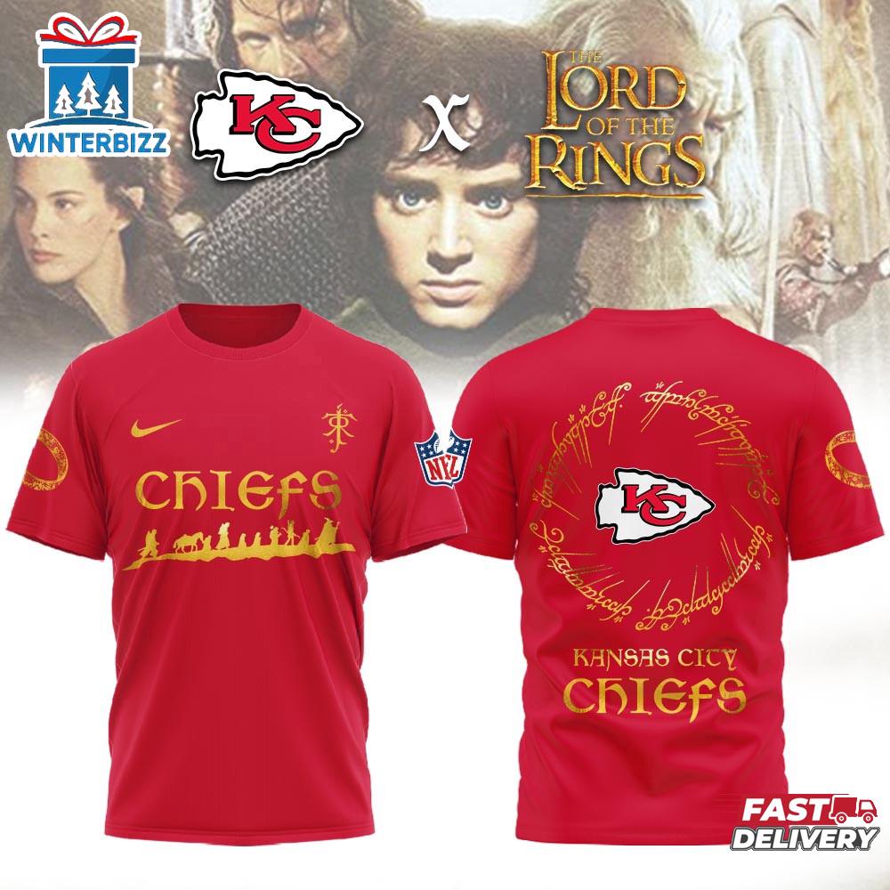 Kansas City Chiefs NFL Lord of the Rings 3D T-Shirt Kansas City Chiefs NFL Lord of the Rings 3D T-Shirt