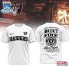 Las Vegas Raiders NFL Built By Courage Game 3D T-Shirt 3 Las Vegas Raiders NFL Built By Courage Game 3D T-Shirt