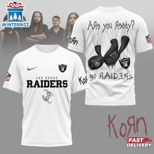 Las Vegas Raiders NFL Korn Fan 3D T-Shirt
