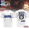 Los Angeles Rams NFL Built By Courage Game 3D T-Shirt