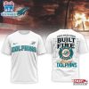 Miami Dolphins NFL Built By Courage Game 3D T-Shirt 3 Miami Dolphins NFL Built By Courage Game 3D T-Shirt