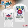 Miami Dolphins NFL Happy Labor Day 3D T-Shirt