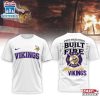 Minnesota Vikings NFL Built By Courage Game 3D T-Shirt 3 Minnesota Vikings NFL Built By Courage Game 3D T-Shirt