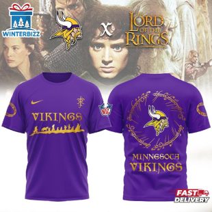 Minnesota Vikings NFL Lord of the Rings 3D T-Shirt