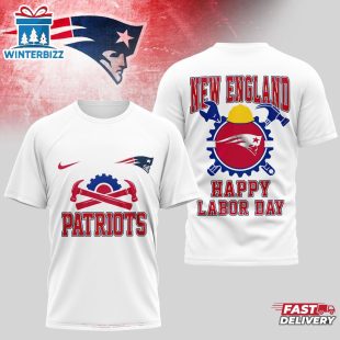 New England Patriots NFL Happy Labor Day 3D T-Shirt