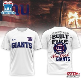 New York Giants NFL Built By Courage Game 3D T-Shirt