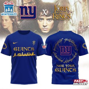 New York Giants NFL Lord of the Rings 3D T-Shirt