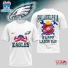 Philadelphia Eagles NFL Happy Labor Day 3D T-Shirt 3 Philadelphia Eagles NFL Happy Labor Day 3D T-Shirt