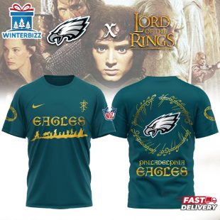 Philadelphia Eagles NFL Lord of the Rings 3D T-Shirt