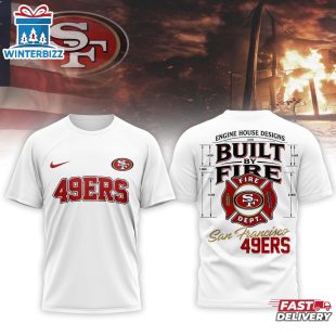 San Francisco 49ers NFL Built By Courage Game 3D T-Shirt