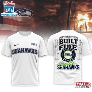 Seattle Seahawks NFL Built By Courage Game 3D T-Shirt