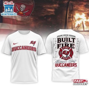 Tampa Bay Buccaneers NFL Built By Courage Game 3D T-Shirt